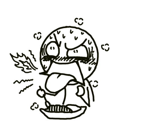 食べる棒人間10連発 味覚を見える化する イラストで伝える 見せる 考える誰でも描けるイラストプレゼン研究所