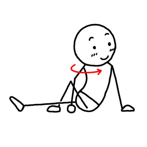 身体をねじる棒人間 の描き方 イラストで伝える 見せる 考える誰でも描けるイラストプレゼン研究所