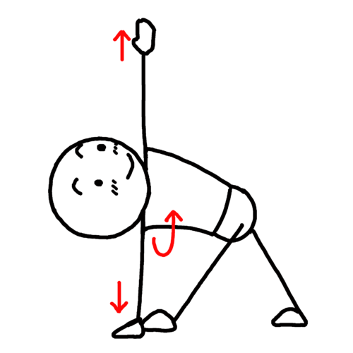 身体をねじる棒人間 の描き方 イラストで伝える 見せる 考える誰でも描けるイラストプレゼン研究所