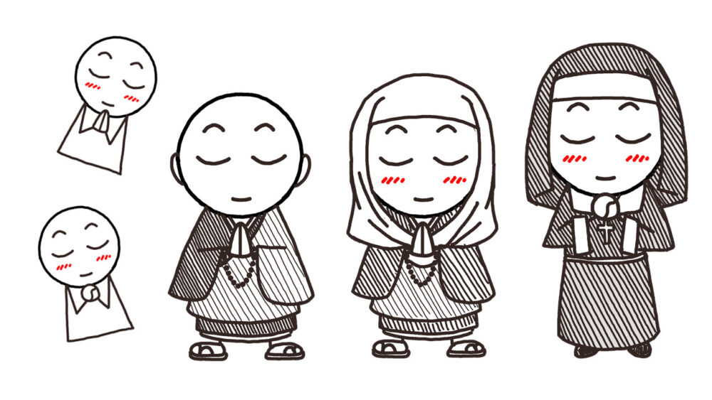 祈る棒人間 の描き方 イラストで伝える 見せる 考える誰でも描けるイラストプレゼン研究所