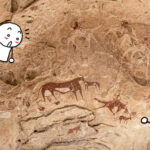 太古の洞窟壁画と棒人間