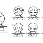 実は超カンタン！机に座る棒人間