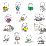 読書の秋と棒人間