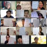 似顔絵108人速描き～これからの時代に大切な力～