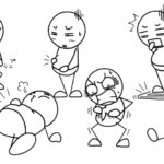 正月太り？！な棒人間