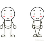 棒人間の立ち姿の描き方について