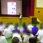 名古屋市内の中学校でプレゼン講座